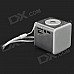 SuoChao MY-520 1.4" LCD Mini Portable Media Player Speaker w/ TF / USB - Silver + White SuoChao MY-520 1.4" LCD Mini Portable Media Player Speaker w/ TF / USB - Silver + White