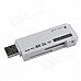 ETOP-U3-02 Super Speed USB 3.0 Micro SD / TF / SD / MS / M2 Card Reader - White (Max. 64GB) ETOP-U3-02 Super Speed USB 3.0 Micro SD / TF / SD / MS / M2 Card Reader - White (Max. 64GB)