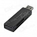 HH-030 High Speed USB 3.0 SD / TF / MS / M2 / SDHC / SDXC Memory Card Reader - Black (Max. 32GB) HH-030 High Speed USB 3.0 SD / TF / MS / M2 / SDHC / SDXC Memory Card Reader - Black (Max. 32GB)