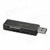 HH-030 High Speed USB 3.0 SD / TF / MS / M2 / SDHC / SDXC Memory Card Reader - Black (Max. 32GB) HH-030 High Speed USB 3.0 SD / TF / MS / M2 / SDHC / SDXC Memory Card Reader - Black (Max. 32GB)