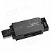 C3-03 High Speed USB 3.0 SD / Mini SD / SDHC / MMC Memory Card Reader - Grey (Max. 64GB) C3-03 High Speed USB 3.0 SD / Mini SD / SDHC / MMC Memory Card Reader - Grey (Max. 64GB)