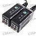 CCTV via Cat-5 Twisted Pair Video Balun Transceivers with Extension Cable (Pair) CCTV via Cat-5 Twisted Pair Video Balun Transceivers with Extension Cable (Pair)