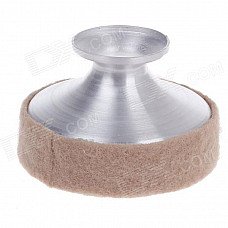 Professional Alto Saxophone Mute Sax Sound Metal Dampener - Silver + Khaki Professional Alto Saxophone Mute Sax Sound Metal Dampener - Silver + Khaki