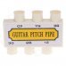 William Instrument 6-Hole Guitar Pitch Pipe - Yellow + White