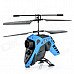 2-CH Course light IR Remote Control ABS R/C Helicopter - Black + Blue 2-CH Course light IR Remote Control ABS R/C Helicopter - Black + Blue