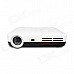 E05 DLP 1280 x 800 Real 3D Projector 2D Convert to 3D w/ 2 x HDMI + USB + VGA + AV + TF - White E05 DLP 1280 x 800 Real 3D Projector 2D Convert to 3D w/ 2 x HDMI + USB + VGA + AV + TF - White
