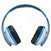 HAVIT HV-H99TF Headset Foldable MP3 Player Headphone w/ TF / FM - Blue + White HAVIT HV-H99TF Headset Foldable MP3 Player Headphone w/ TF / FM - Blue + White