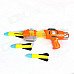 Children's Soft Bullet Artillery Gun - Orange + Grey Children's Soft Bullet Artillery Gun - Orange + Grey