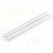 Small Hole NdFeB Magnets - Silver (100 PCS)