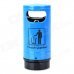 Trash Bin Style Zinc Alloy + Plastic Yellow Flame Butane Gas Lighter - Blue Trash Bin Style Zinc Alloy + Plastic Yellow Flame Butane Gas Lighter - Blue