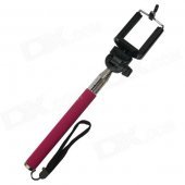 Aluminum Alloy Monopod w/ Tripod Mount Adapter for GoPro 3+ / SJ4000 / Digital Camera IPHONE -Pink