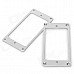 SYQ-07Y Copper Electric Guitar Pickup Frames - Silver (Pair) SYQ-07Y Copper Electric Guitar Pickup Frames - Silver (Pair)