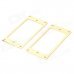 SYQ-07 Copper Electric Guitar Pickup Frames - Golden (2 PCS) SYQ-07 Copper Electric Guitar Pickup Frames - Golden (2 PCS)
