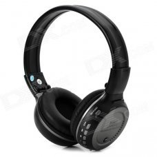 ZEALOT B-560 Stereo Bluetooth v2.1 + EDR Headphones w/ TF / FM / Microphone - Black + Deep Grey ZEALOT B-560 Stereo Bluetooth v2.1 + EDR Headphones w/ TF / FM / Microphone - Black + Deep Grey