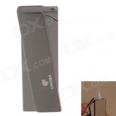 COHIBA H082A Super Fire Windproof Butane Jet Flame Lighter - Black