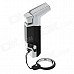 COHIBA H023B Super Fire Windproof Butane Jet Flame Lighter - Black + Silver COHIBA H023B Super Fire Windproof Butane Jet Flame Lighter - Black + Silver