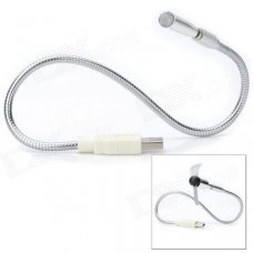 Flexible Neck USB Powered LED Keyboard Light with Cooling Fan for Laptop