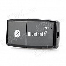 Universak USB Bluetooth v2.1 + EDR Receiver w/ A2DP / Hands-Free - Black Universak USB Bluetooth v2.1 + EDR Receiver w/ A2DP / Hands-Free - Black
