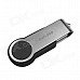 Ourspop U336-16GB Swivel USB 2.0 Flash Drive - Black + Silver (16GB)