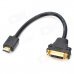 24K Gold Plating HDMI Male to DVI 24+5 Female Adapter Cable 24K Gold Plating HDMI Male to DVI 24+5 Female Adapter Cable