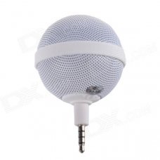 Roundness Style Portable Speaker for Iphone / Samsung / HTC / Motorola / Nokia - White Roundness Style Portable Speaker for Iphone / Samsung / HTC / Motorola / Nokia - White
