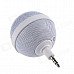 Roundness Style Portable Speaker for Iphone / Samsung / HTC / Motorola / Nokia - White Roundness Style Portable Speaker for Iphone / Samsung / HTC / Motorola / Nokia - White