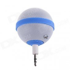 Roundness Style Portable Speaker for Iphone / Samsung / HTC / Motorola / Nokia - White + Blue Roundness Style Portable Speaker for Iphone / Samsung / HTC / Motorola / Nokia - White + Blue