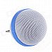Roundness Style Portable Speaker for Iphone / Samsung / HTC / Motorola / Nokia - White + Blue Roundness Style Portable Speaker for Iphone / Samsung / HTC / Motorola / Nokia - White + Blue