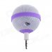 Roundness Style Portable Speaker for Iphone / Samsung / HTC / Motorola / Nokia - White + Purple Roundness Style Portable Speaker for Iphone / Samsung / HTC / Motorola / Nokia - White + Purple