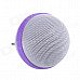 Roundness Style Portable Speaker for Iphone / Samsung / HTC / Motorola / Nokia - White + Purple Roundness Style Portable Speaker for Iphone / Samsung / HTC / Motorola / Nokia - White + Purple