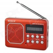 MOSON 306 1.6" LCD Screen Digital FM Radio / MP3 Player w/ TF