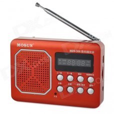MOSON 306 1.6" LCD Screen Digital FM Radio / MP3 Player w/ TF MOSON 306 1.6" LCD Screen Digital FM Radio / MP3 Player w/ TF