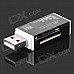 Multifunctional USB 2.0 Card Reader w/ SD / MS / Micro SD / TF / M2 - Black + White (32GB Max.) Multifunctional USB 2.0 Card Reader w/ SD / MS / Micro SD / TF / M2 - Black + White (32GB Max.)