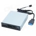STW 3016A 3.5" Bay Internal USB 3.0 All-in-1 SD / MicroSD (TF) / MS / CF Card Reader - Silver STW 3016A 3.5" Bay Internal USB 3.0 All-in-1 SD / MicroSD (TF) / MS / CF Card Reader - Silver