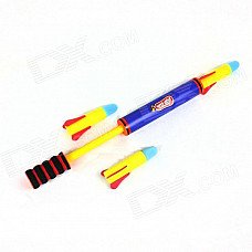 Soft Bullet Rocket Gun - Dark Blue + Yellow Soft Bullet Rocket Gun - Dark Blue + Yellow