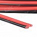 Hi-Fi OFC 12AWG Audio Transmission Speaker Connection Red / Black Cable (80m)