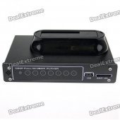 1080P RM/RMVB/AVI/MPEG4 Media Player for 2.5"/3.5" SATA HDD with USB Host and SDHC