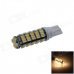 T10 / 194 / 147 / W5W 3W 250lm 68 x SMD 1206 LED Warm White Car Clearance Lamp / Side Light - (12V) T10 / 194 / 147 / W5W 3W 250lm 68 x SMD 1206 LED Warm White Car Clearance Lamp / Side Light - (12V)