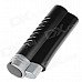 COHIBA Fashionable Zinc Alloy Strong Fire Gas lighter - Black + Silver COHIBA Fashionable Zinc Alloy Strong Fire Gas lighter - Black + Silver