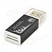 Multifunction USB 2.0 SD / MS / TF / Micro SD / M2 Card Reader (Max. 32GB) Multifunction USB 2.0 SD / MS / TF / Micro SD / M2 Card Reader (Max. 32GB)