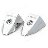 Car Wiper ABS + Rhinestone Decorative Covers - Silver