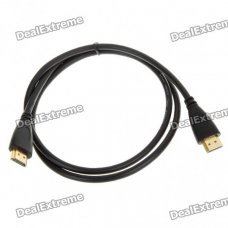 Gold Plated 1080i HDMI V1.3 M-M Connection Cable (1M-Length) Gold Plated 1080i HDMI V1.3 M-M Connection Cable (1M-Length)