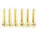 DJS6 Acoustic Guitar Bridge Pins Set - Golden (6 PCS)