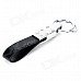 YT-89 Multifunction Dual-Ring Detachable Keychain - Black + Silver
