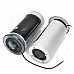 USB 2.0 Cylinder-Shaped Heavy Bass Speaker - Black + Silver Grey USB 2.0 Cylinder-Shaped Heavy Bass Speaker - Black + Silver Grey