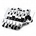 YQPJ-12 Special Electric Guitar Bridge Locking Tremolo System for Floyd Rose - Silver YQPJ-12 Special Electric Guitar Bridge Locking Tremolo System for Floyd Rose - Silver
