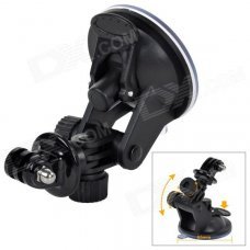 Universal Car Mounted Suction Cup PC Holder for GPS / 1/4" Camera / Gopro Hero 4/2 / 3 / 3 + - Black Universal Car Mounted Suction Cup PC Holder for GPS / 1/4" Camera / Gopro Hero 4/2 / 3 / 3 + - Black