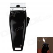 Creative Shaver Style Mini Windproof Metal lighter - White + Black