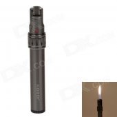 Creative Job On Pen Style Grinding Wheel Gas Lighter - Dark Gray