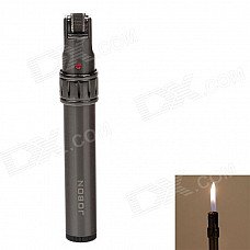 Creative Job On Pen Style Grinding Wheel Gas Lighter - Dark Gray Creative Job On Pen Style Grinding Wheel Gas Lighter - Dark Gray